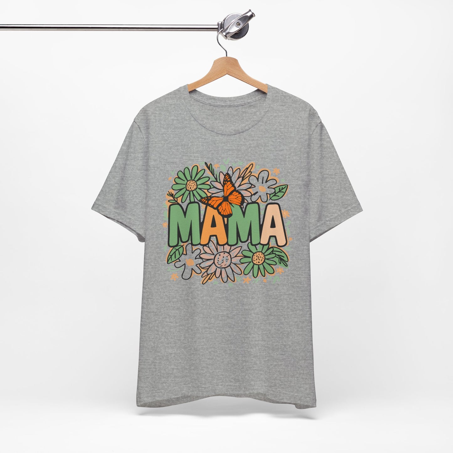 Retro Butterfly & Daisies MAMA Tee