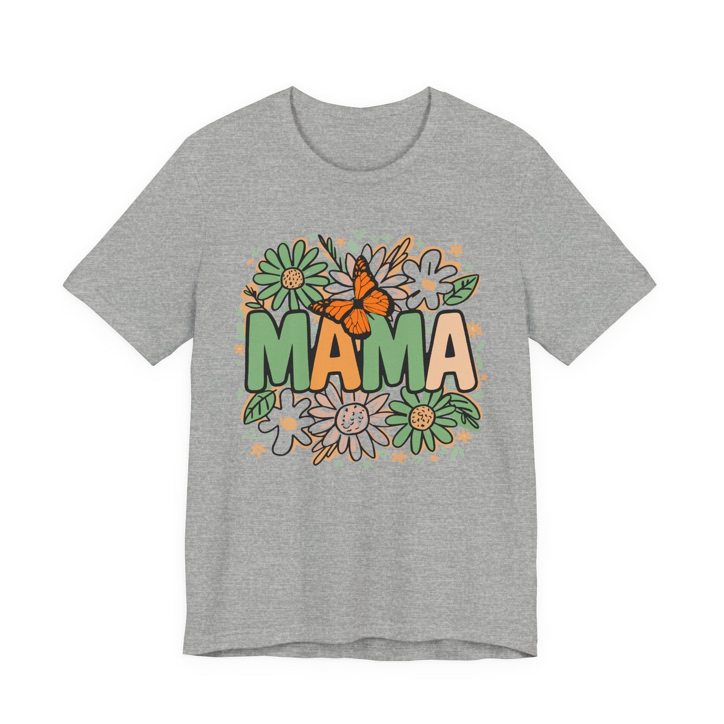 Retro Butterfly & Daisies MAMA Tee