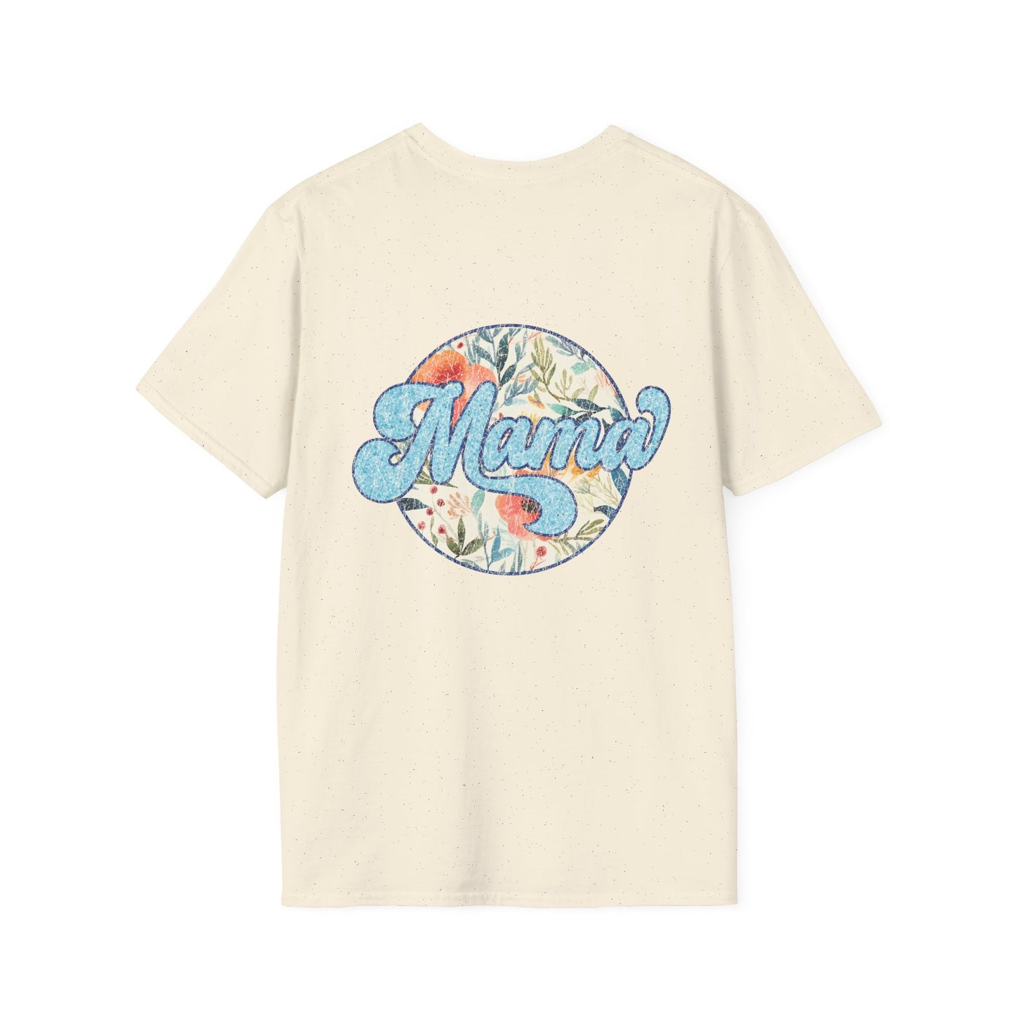Retro Script Floral MAMA Tee
