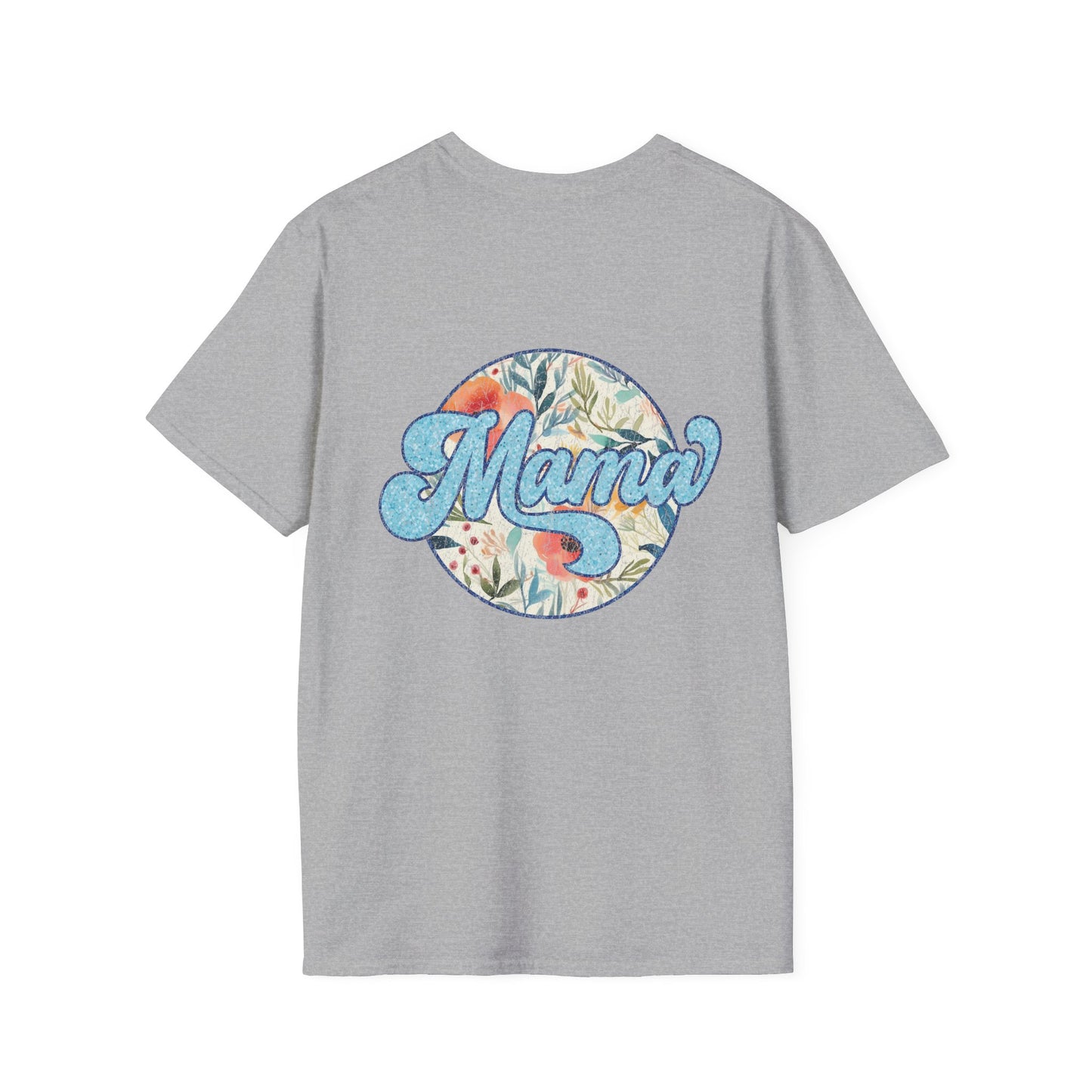 Retro Script Floral MAMA Tee