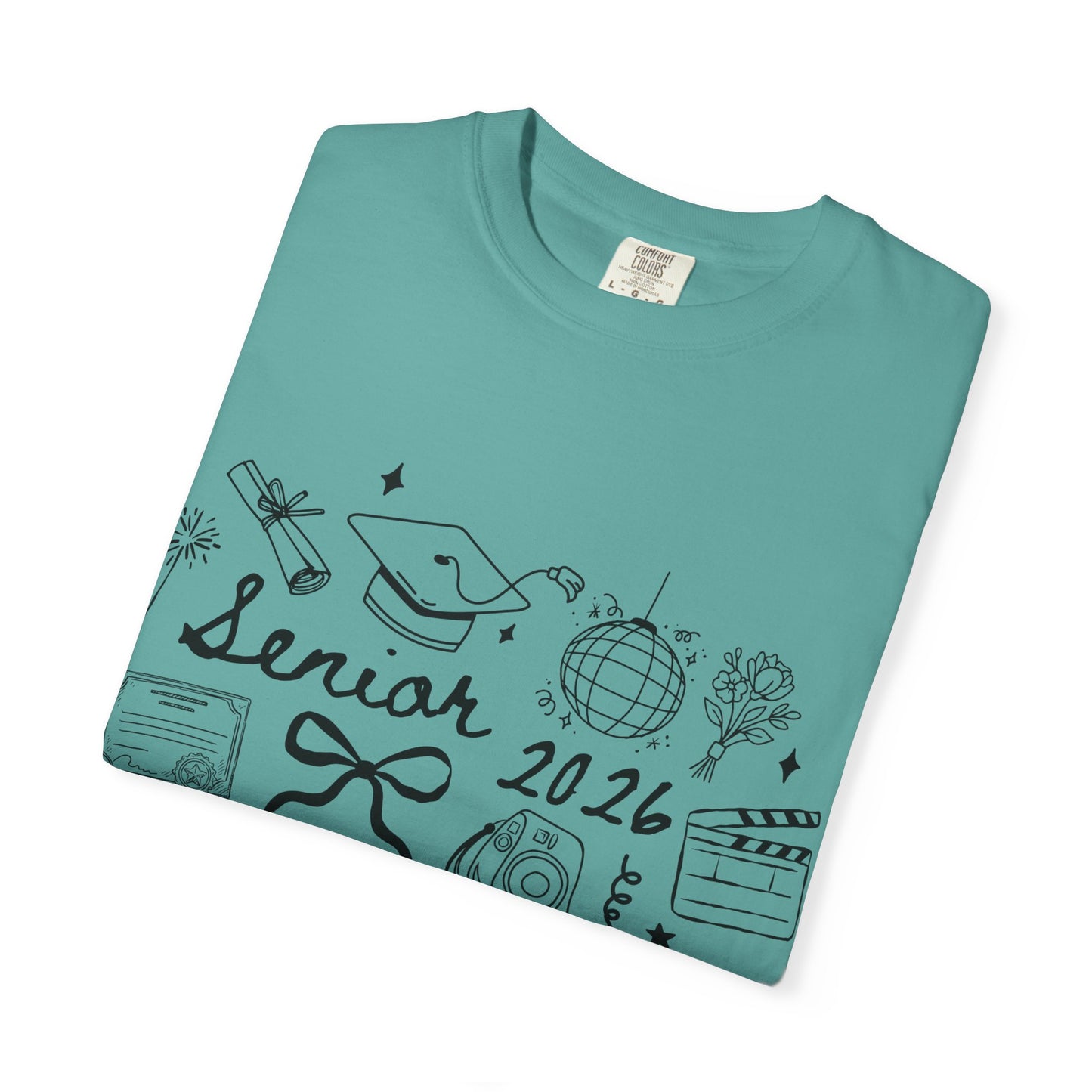 Senior 2026 Graduation Tee — Black Text