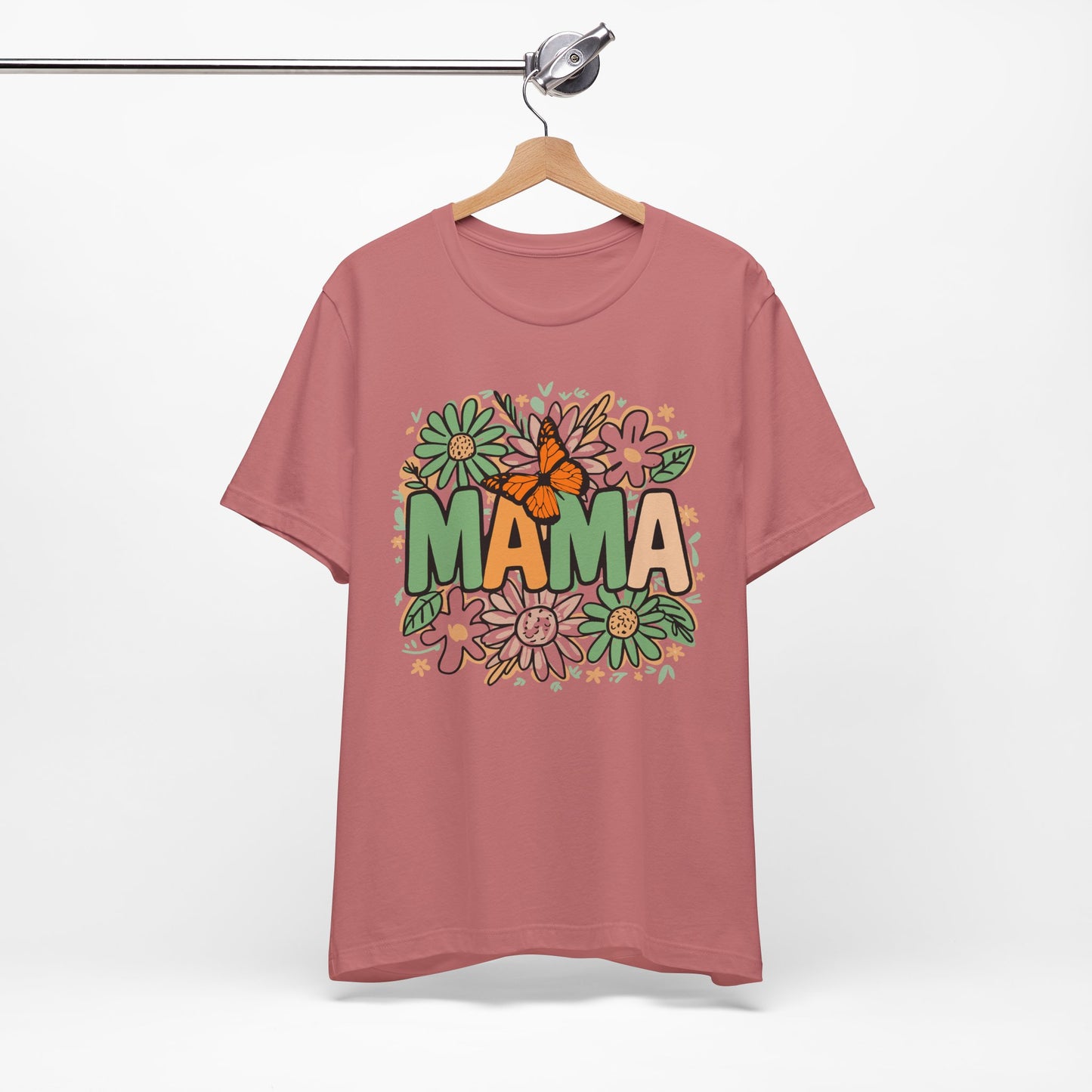 Retro Butterfly & Daisies MAMA Tee