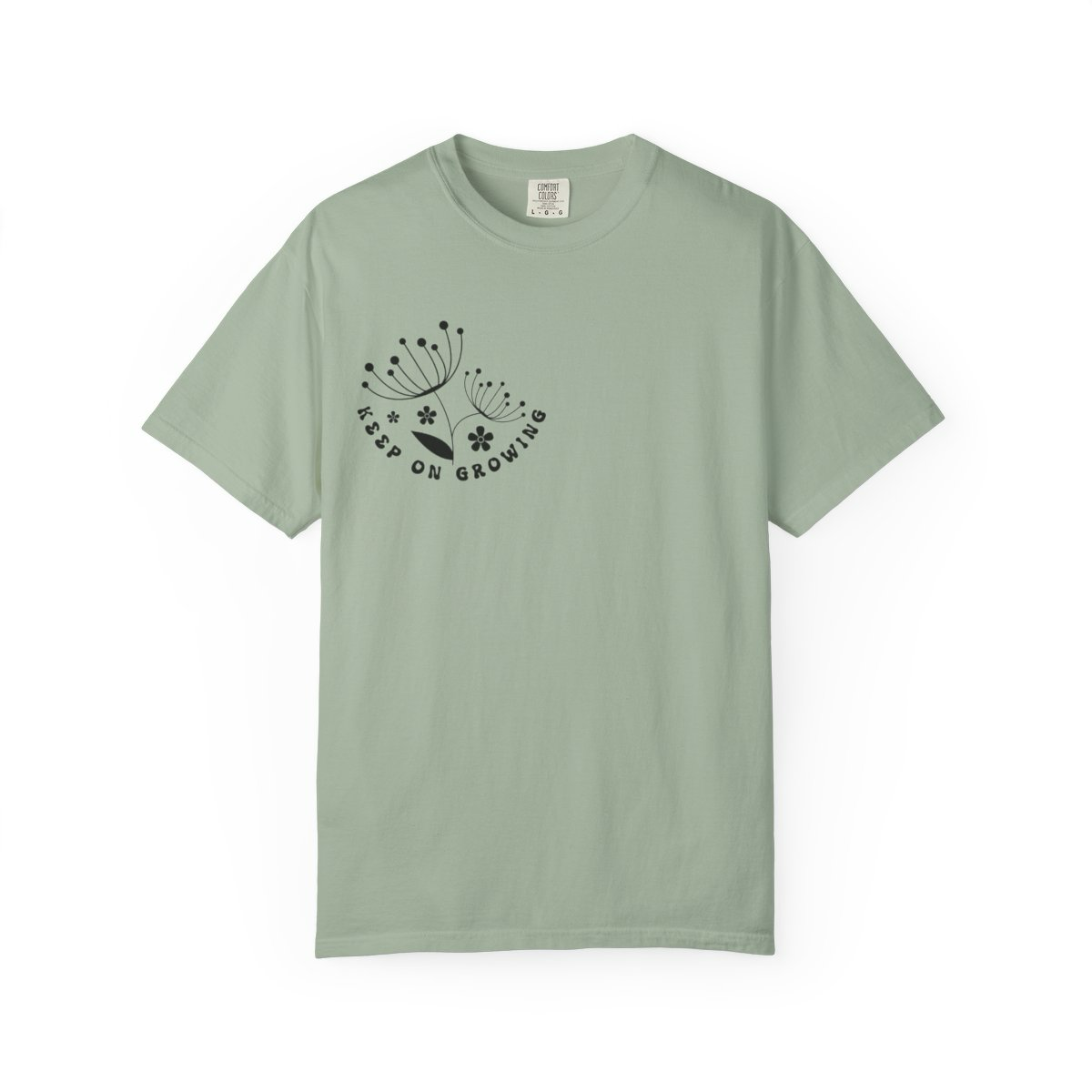Keep On Growing Minimal Floral Tee